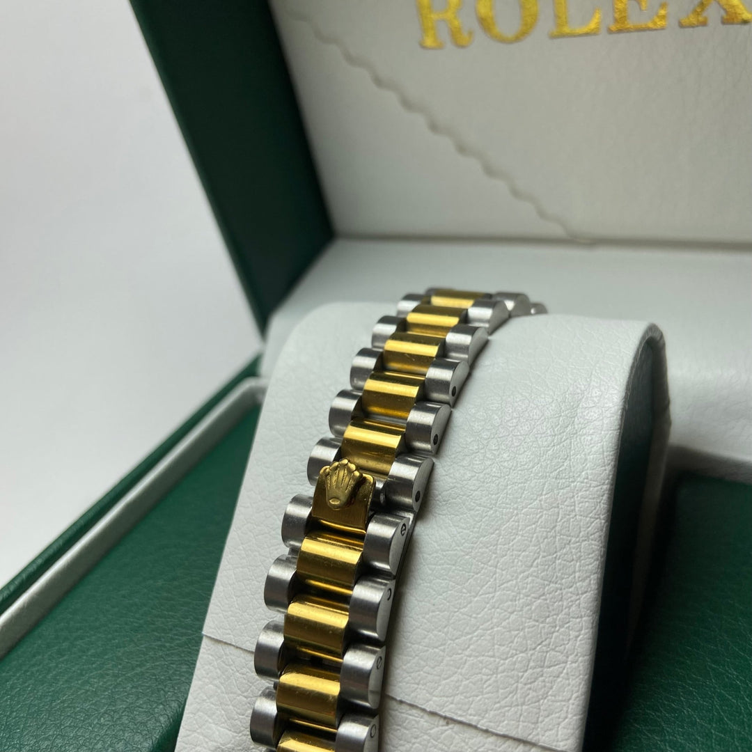 Rolex oyster perpetual in oyster steel (black dial)
